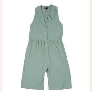 *Bleached* Ilana Kohn Violet Jumpsuit Size Medium Sage